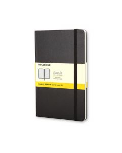Moleskine Classic Large Notebook Zwart Harde Kaft Ruitjes