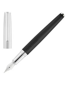 Hugo Boss Illusion Arcade Black & Chrome Vulpen