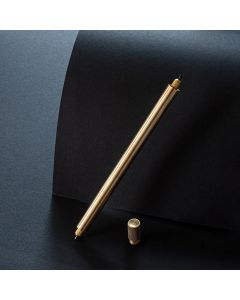 Tom's Studio Lumos Pro Duo Refillable Fineliner & Brush Pen Brass