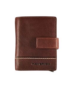 Maverick Rough Gear Super Compact Lederen RFID creditcardhouder met cardprotector