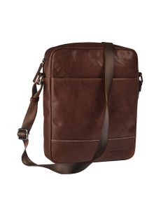 Maverick Rough Gear Lederen Schoudertas Bruin