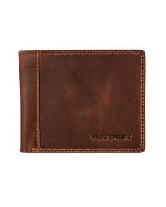 Maverick The Original Lederen Compact Billfold RFID voor Extra Kaarten
