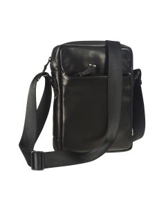 Maverick Urban Classic Black Lederen Schoudertas XS