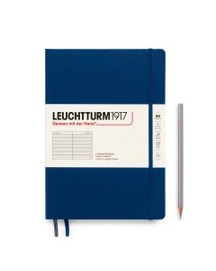 Leuchtturm1917 Notitieboek Composition B5 Hardcover Navy Gelijnd