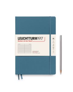 Leuchtturm1917 Notitieboek Composition B5 Hardcover Stone Blue Gelijnd