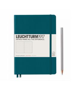 Leuchtturm1917 Notitieboek Medium Pacific Green Dotted