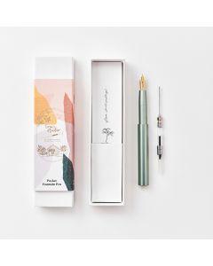 Tom's Studio Pocket Fountain Pen V2 Sage