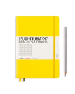 Leuchtturm1917 Notitieboek Medium Yellow Geruit