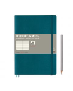 Leuchtturm1917 Notitieboek Composition B5 Soft Cover Pacific Green Gelijnd
