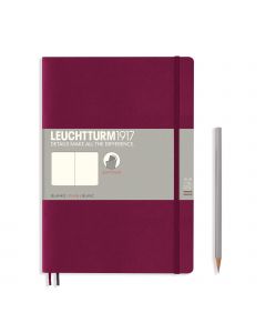 Leuchtturm1917 Notitieboek Composition B5 Soft Cover Port Red Blanco