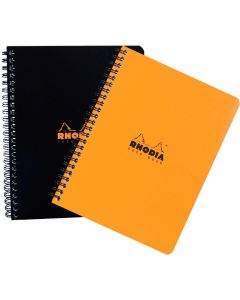 Rhodia Wirebound Spiral Notebook A4+ Gelijnd Oranje