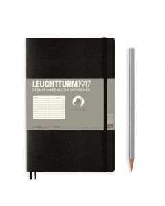 Leuchtturm1917 Notitieboek Slim B6+ Soft Cover Black Gelijnd