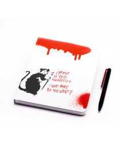 Pininfarina Banksy Writing Set Grafeex Met Notitieboekje Rat