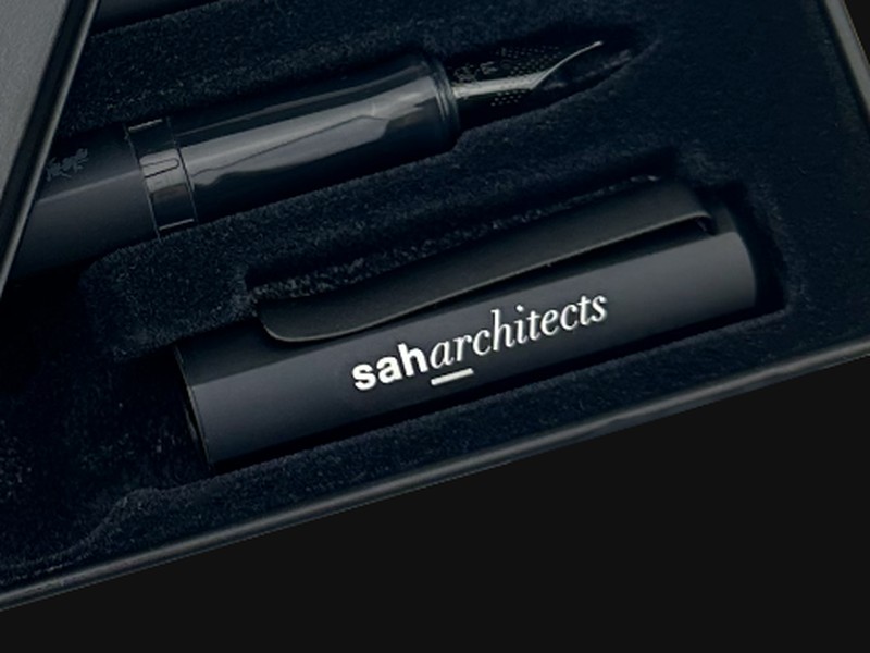 Faber-Castell-set met een gegraveerd logo